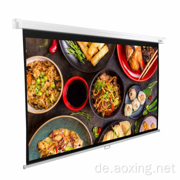 Tragbarer Film 4K Wanddecke Hanging -Projektionsbildschirm